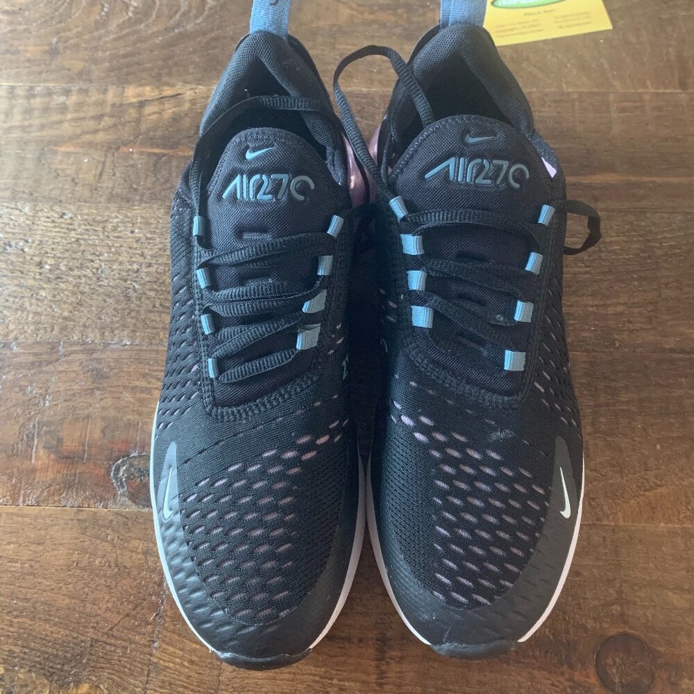 Women's Nike Air70 in black and purple